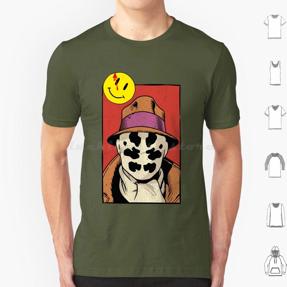 

WatchmenRorschach T Shirt 6xl Cotton Cool Tee Rorschach Watchmen Comics Vintage Classic Retro Textured Comic Walter Joseph S