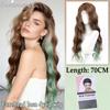 22 Zoll Seeblaue Farbe Synthetische Perücken Mittelscheitel Lang Natürlich Welliges Haar Perücke Für Frauen Cosplay Drag Queen Party Hitzebeständig