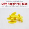 Yellow Nylon Dents Fixing Tool Pullers Set Of 6 For Smooth Motorcycle Auto Body Panel Dents Removal Using Hot Melt Glues