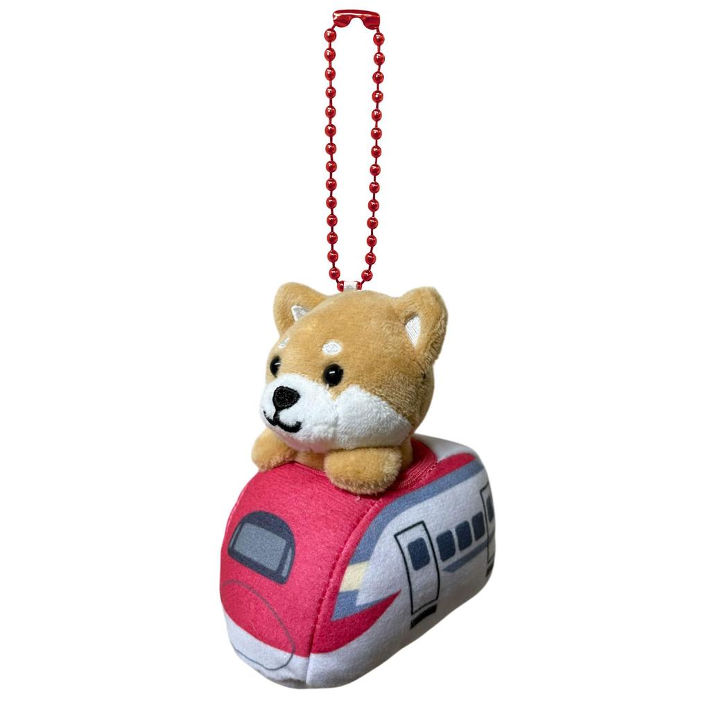Traveling Mameshiba Keychain Mascot Ball Chain Bag Charm Cute Fluffy Shiba Inu Mameshiba Soothing [LamPlanning] [Series-8] (E6 Series)