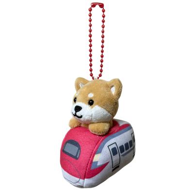 Traveling Mameshiba Keychain Mascot Ball Chain Bag Charm Cute Fluffy Shiba Inu Mameshiba Soothing [LamPlanning] [Series-8] (E6 Series)