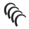 4pcs Wheel Eyebrow Protector Guard Flexible Widened Wheel Arches Lips Universal Car Accessory