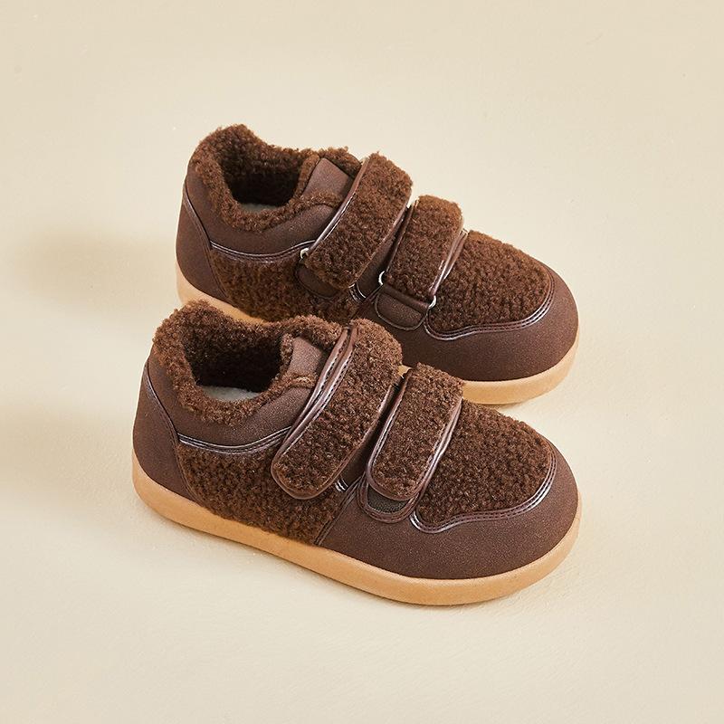 

Women s Winter Warm Snow Boots Fuzzy Fleece Walking Shoes for Women Casual Anti-Slip Sneakers Comfortable Workout Short Booties With Faux Fur Lined 40 коричневий