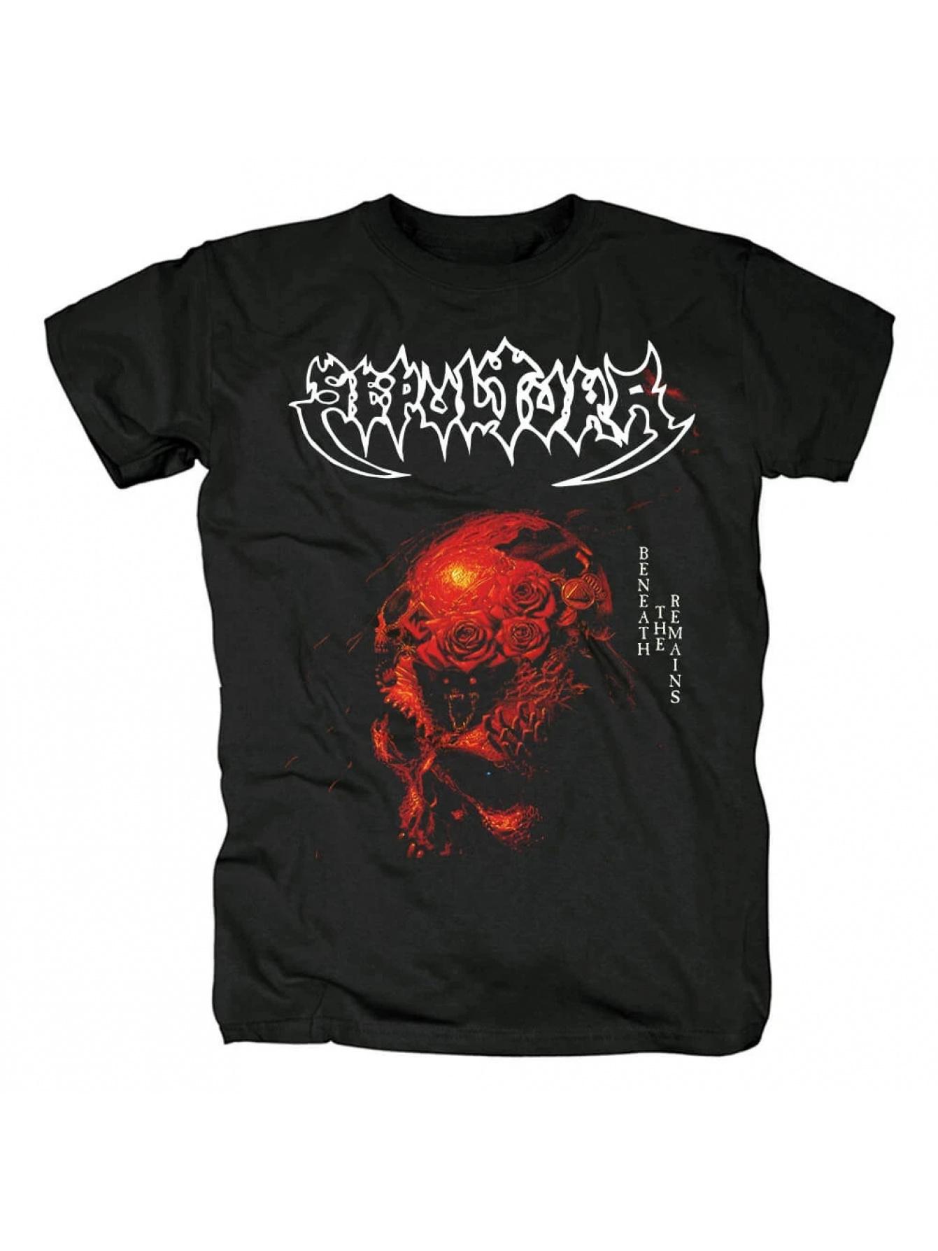 Sepultura Band Logo Black Retro T-Shirt for Men & Women - Unisex Short Sleeve Tee with Iconic Seal Graphic XXXL