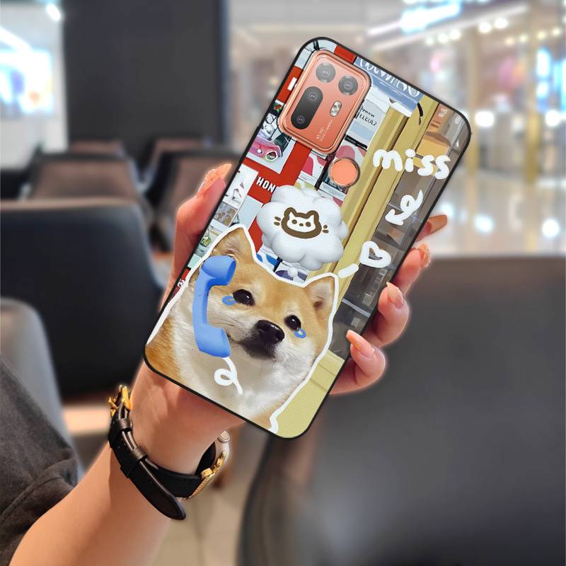 Cute Dirt-resistant Phone Case For HTC Desire 20 Plus/D20+ Couple Waterproof Soft Case Durable Cartoon Full Wrap TPU