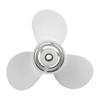 Aluminum 9 3/4inch Watercrafts Boat Propeller 683-W4592-02-EL for 9.9HP 15HP 20HP Outboards, 3Blades, Smooth Operations