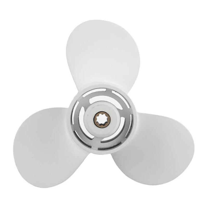 Precisions Crafted 3Blade Aluminum Propeller for Small Engine Boats 9.9HP 15HP 20HP 683-W4592-02-EL Motors, Easy Install 1