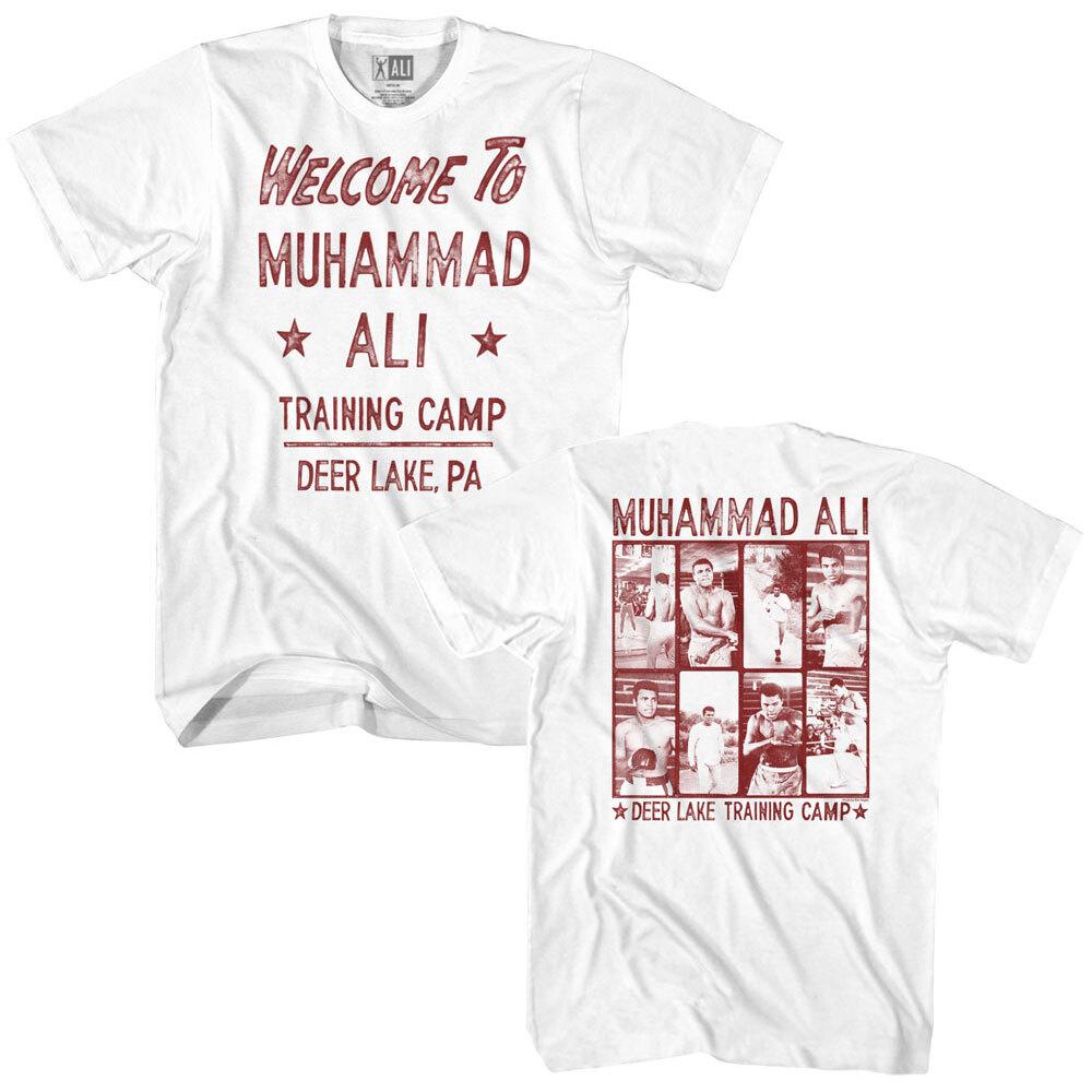 Welcome To Muhammad Ali Training Camp Deer Lake PA 8 Box Photo Men T Shirt L