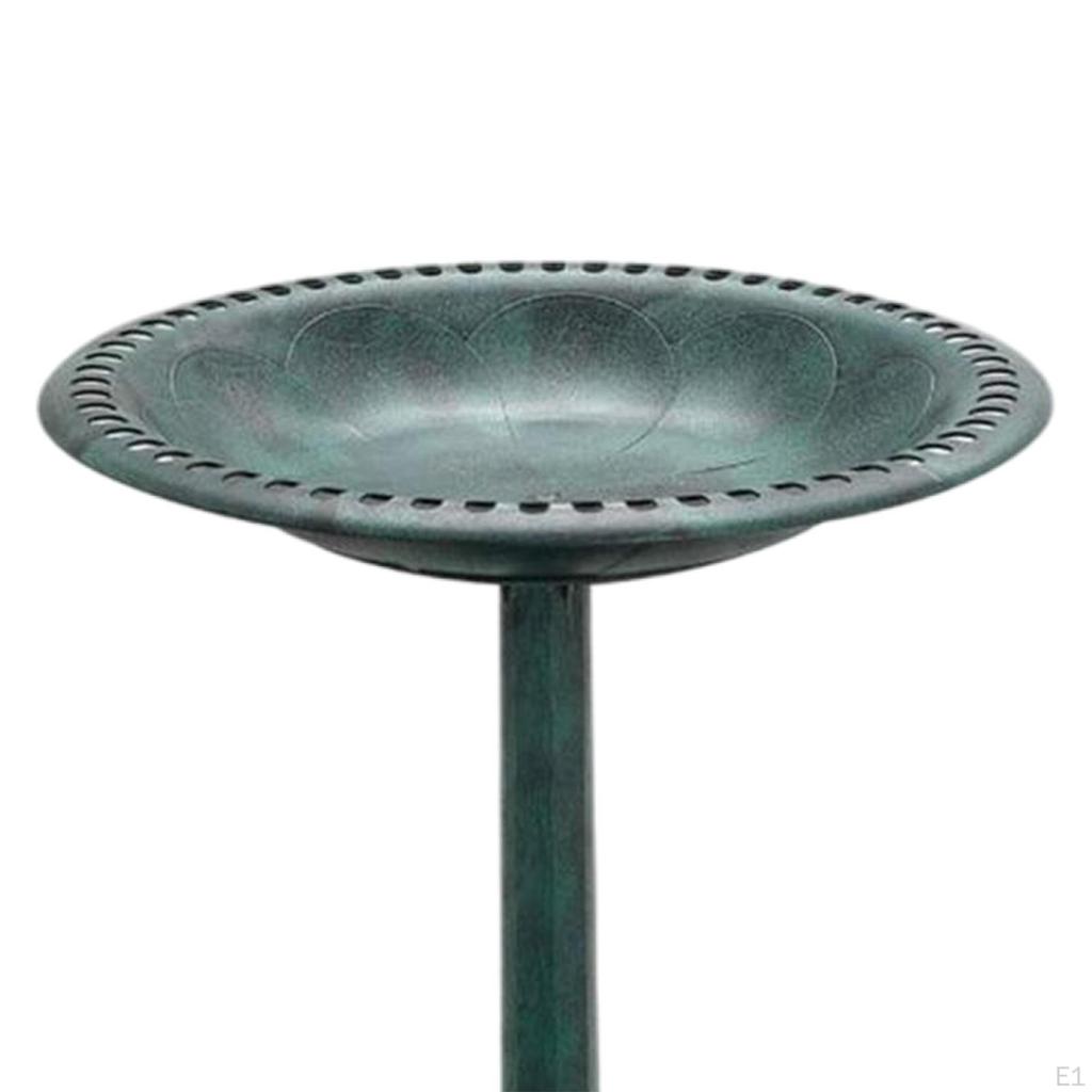 Stile Fontanella per Uccelli Rustica Decorazione da Terra Fontanelle Leggere per Giardino Balcone Patio Cortile