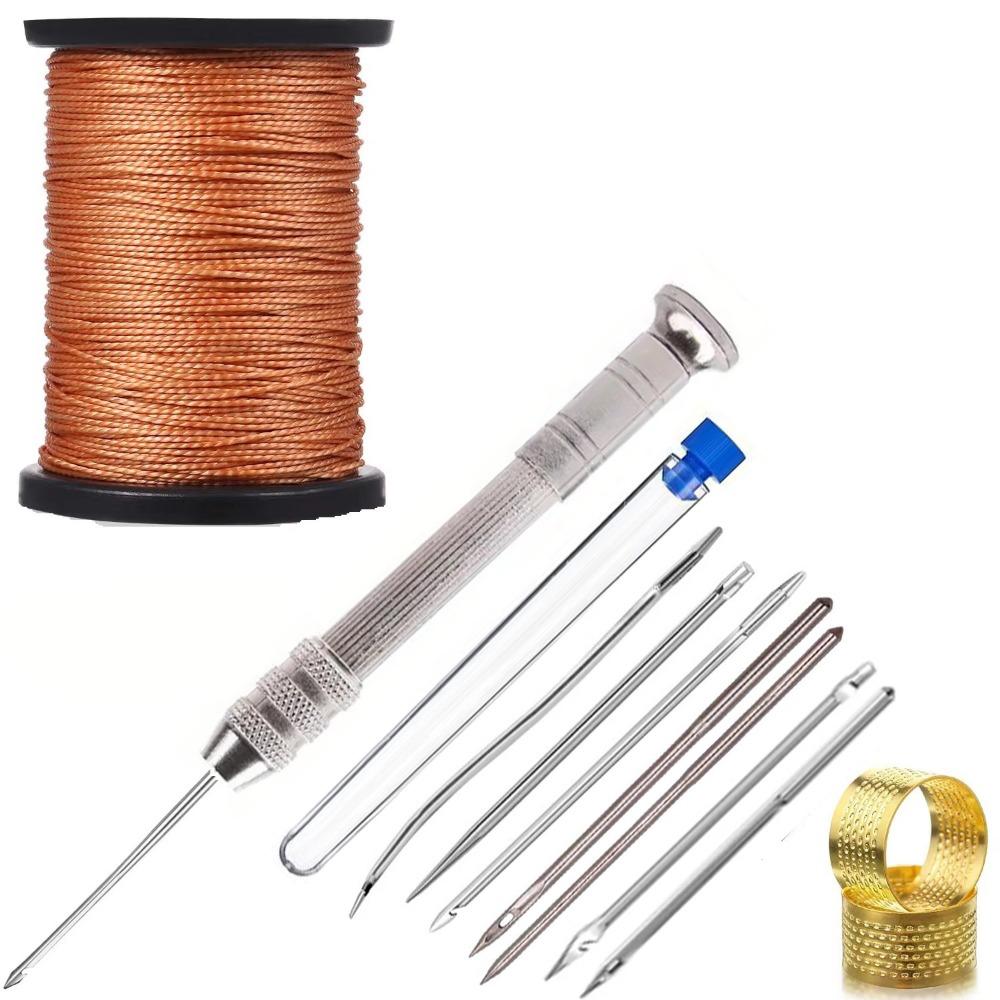 Multifunctional Leather Sewing Awl Set Handmade Leather Sewing Tools  for Shoes and Leather Repairs