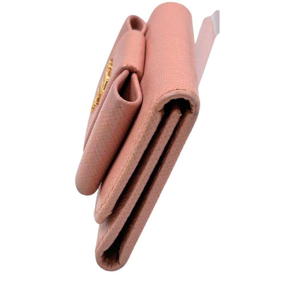 Used PRADA Prada 6-ring Key Case Ribbon Saffiano Pink