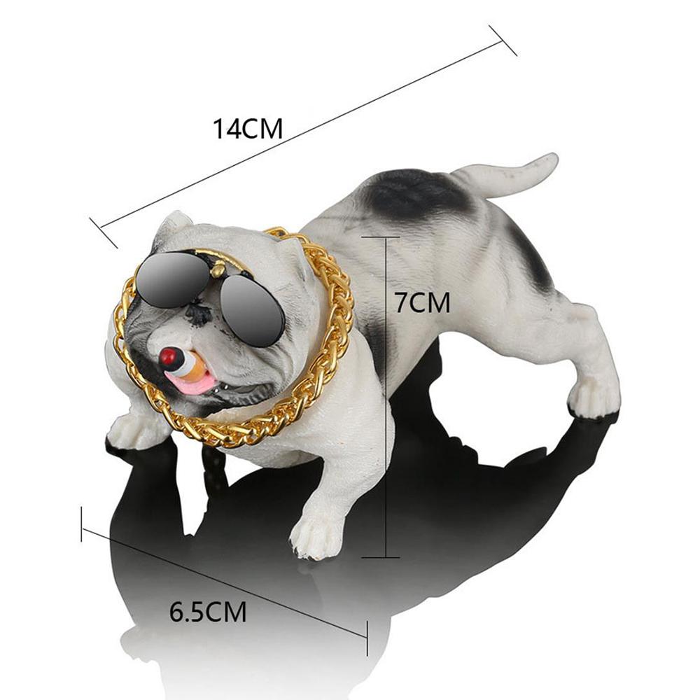 Auto Armaturenbrett Ornament Bully Pitbull Hund Puppe Auto Innen Zubehör Ornamente Nette Weihnachten Geschenk Kreative Wohnkultur