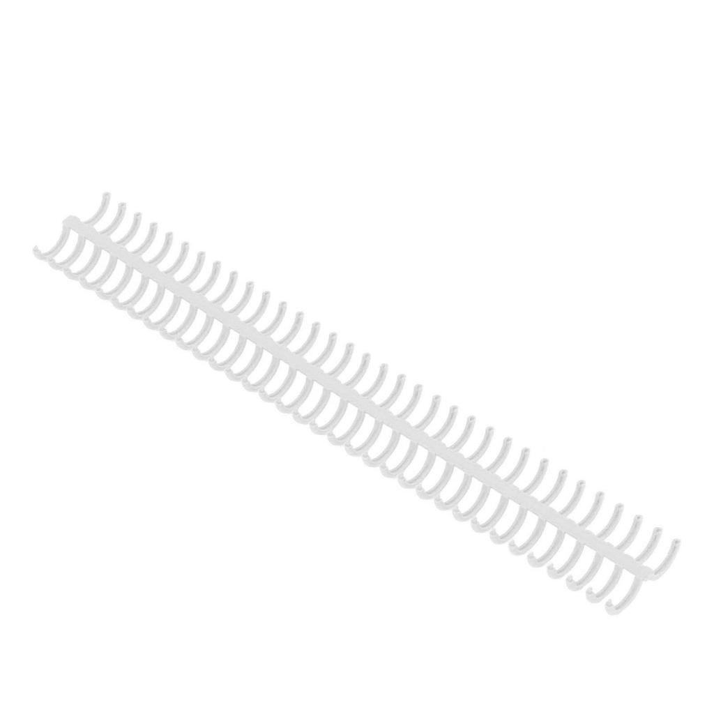 10Pcs Binding Coils 34 Holes Polypropylene Wear Resistant Binding Spines for Stationery