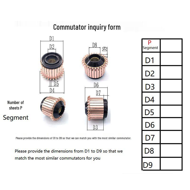 18x8x14.5 (15) 10P DC Motor Commutator HD