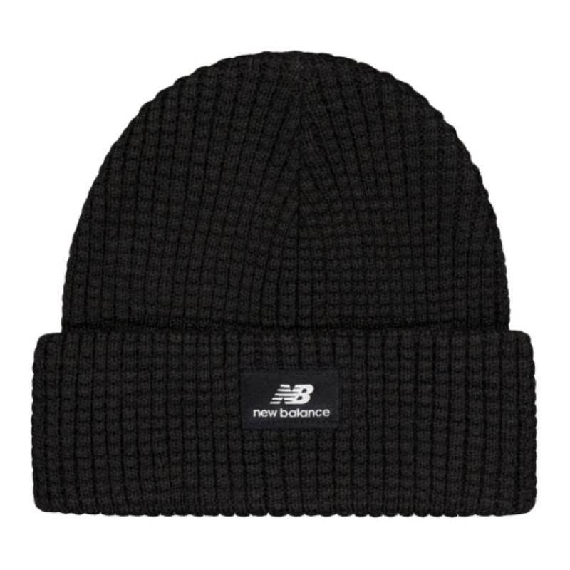 New Balance Polyester Beanies Unisex Beige/Black New Balance LAH44421