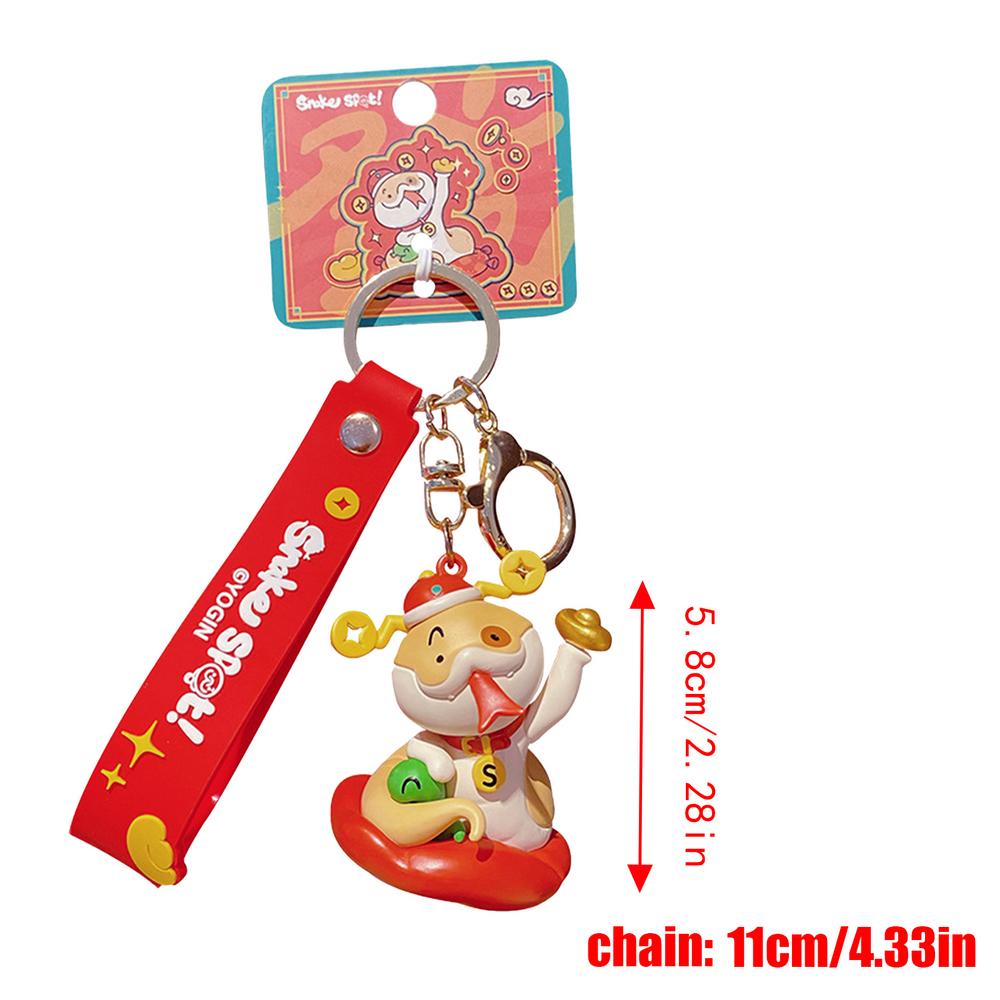 Китайский Год Змеи Подвеска 2025 Год Змеи Подвески для подвешивания Талисман Фэн-шуй Подвески для подвешивания Брелок для ключей для Автомобиля Сумки