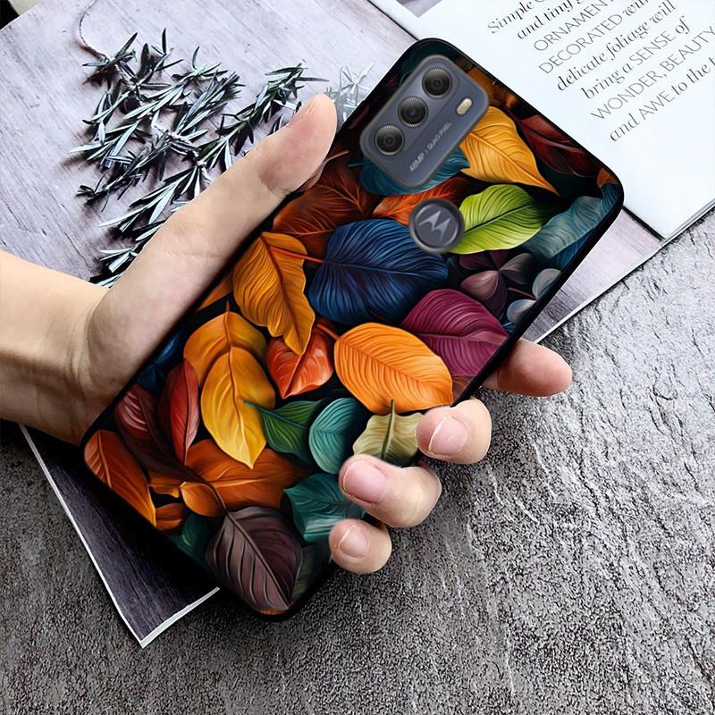 

Чехол для телефона с тропическими листьями и пальмовыми листьями для Moto G84 G23 G24 G31 G32 G41 G51 G52 G53 G54 G71 G82 G42 G62 G200 G Play G Stylus Moto G51 5G