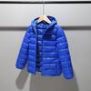 2025 Boy Girl Outerwear Teen Hooded Cotton Padded Tops Teenager Light Clothes Children Korean Puffer Jacket Zipper Warm Snowsuit