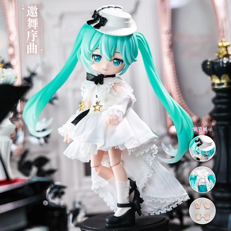 2026 Hot Hatsune Miku Vocaloid Series  14cm Kawaii Articulated Bjd Figure Desktop Shelf Decor Perfect Toy Gifts