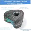 Leg Pillow Knee Pillow for Side Sleepers Leg Pillows for Sleeping Knee Cushion for Sleeping Suitable for Relieving Leg Knee Pain