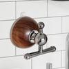 Bathroom Suction Hooks No Drilling Heavy Duty Storage Hanger Bath Robe Organizer Hook for Tile Glass Wall Door Window Mirror