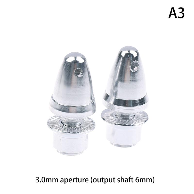 2Pcs 3.0/3.17/4.0/5.0Mm Squeeze Type Aluminum Propeller Adapter Holder For Brushless Motor Prop Aeromodelling Rc Parts