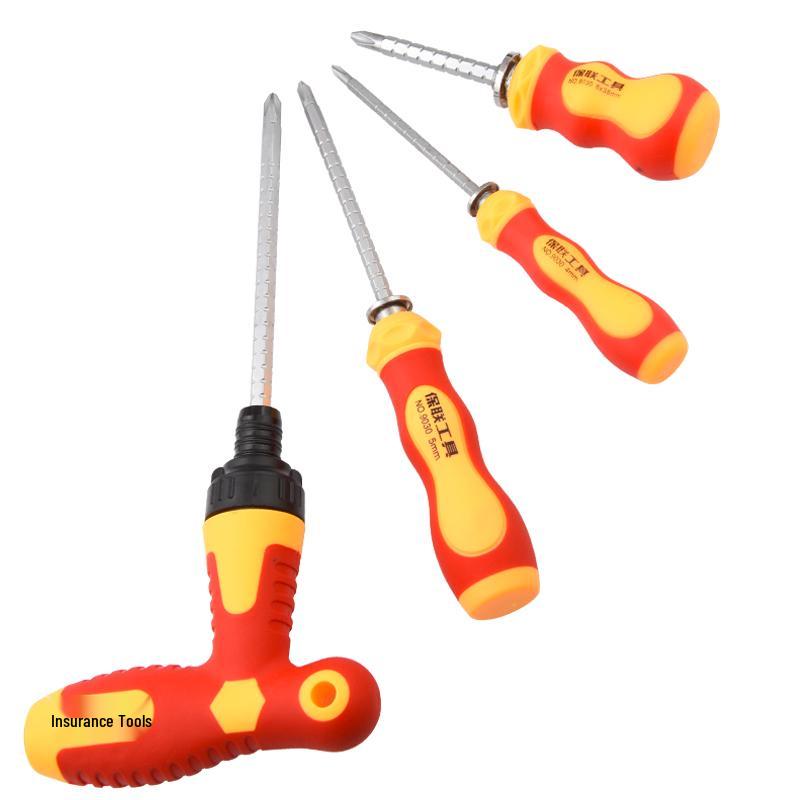 Phillips och Spårskruv Tvåvägs Teleskopisk Spärrskruvmejselsats med Starka Magnetiska Spetsar för Hushållsbruk