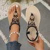 New Large-size Flat-bottomed Shoes for Women, Beach Sandals