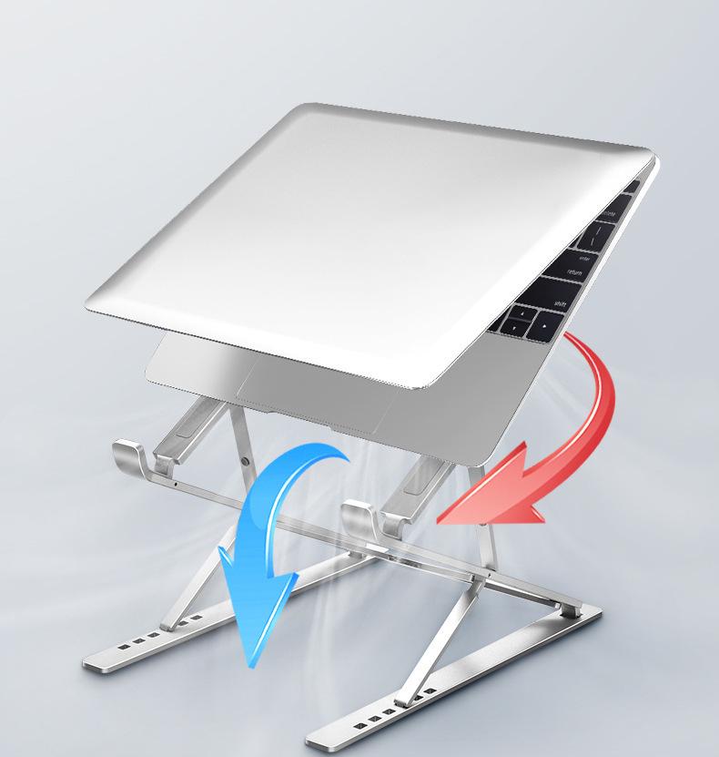 Portable Aluminum Foldable Laptop and Tablet Vertical Stand