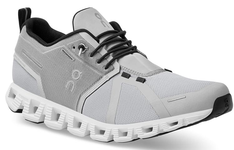 On Running Cloud 5 Wasserdicht Gletschergrau Weiß Damen 59.98837