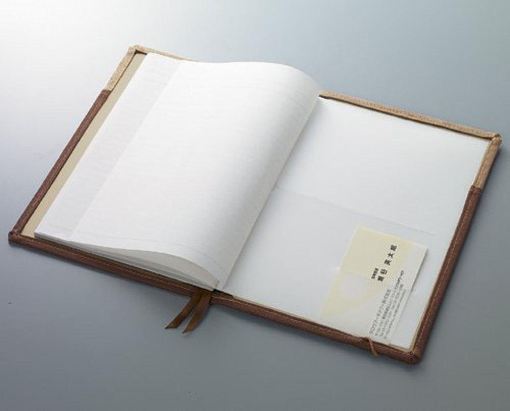 Kokuyo Notizbuch 40 Umschlag, Systemisch, A5, Braun, Liniert, Blätter, Nein. 655A-3