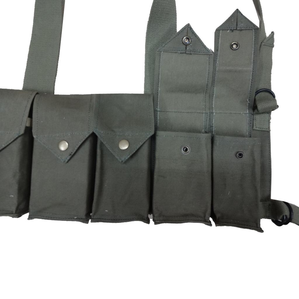 Rhodesian Bush War Magazine Chest Rig w/Grenade Pocket OD - Repro UE-TLVE-GWXG