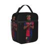 Lamine Y-Yamal Insulated Lunch Bag Thermal Bag Reusable,Lunch Container Football Soccer High Capacity Tote Lunch Box Bento Pouch