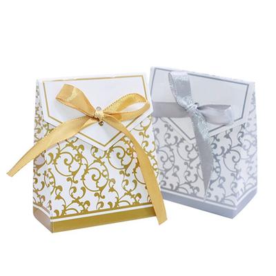 10 stuks goud zilver papieren snoepdoos cadeauzakje huwelijkscadeau verpakking babyshower gunsten verjaardagsfeestbenodigdheden bruiloft snoepdoos