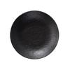 Nordic Stone Pattern Ceramic Soup and Salad Bowl, Deep Dish Tableware, Black/White.