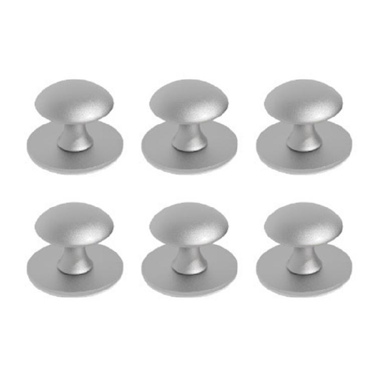 6PCS Reusable Cabinets Handles Waterproof Metal Pulls Set Quick Installation for Bathroom Furniture Shower Door Mirrors