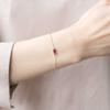 Vendome Aoyama K10 Yellow Gold Bracelet AJVB4108LSGN K10 Garnet [Official]