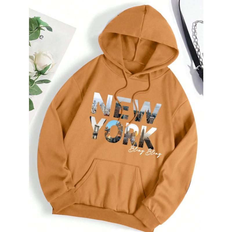 Sweat-shirt Imprimé Paysage Homme Automne Doux à Capuche Simple Chaud Confortable Hoodie Street Oversize Mode Pulls Hoodies & Sweat-shirts Homme