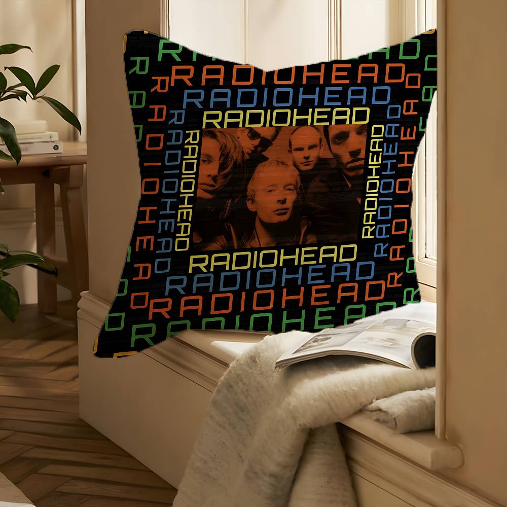 Band R-Radiohead-MT Rock Promotion Kissenbezug Druck Kissenbezug Wohnzimmer Sofa Kissenbezug Schlafzimmer Raumdeko