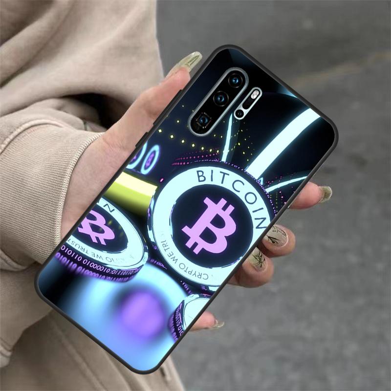 Bitcoin BTC Case For Huawei Nova 9 SE 10 5T 11i 8i 7i 3i Y61 Y91 Y60 Y70 Y90 P20 P40 Lite P30 Pro Cover