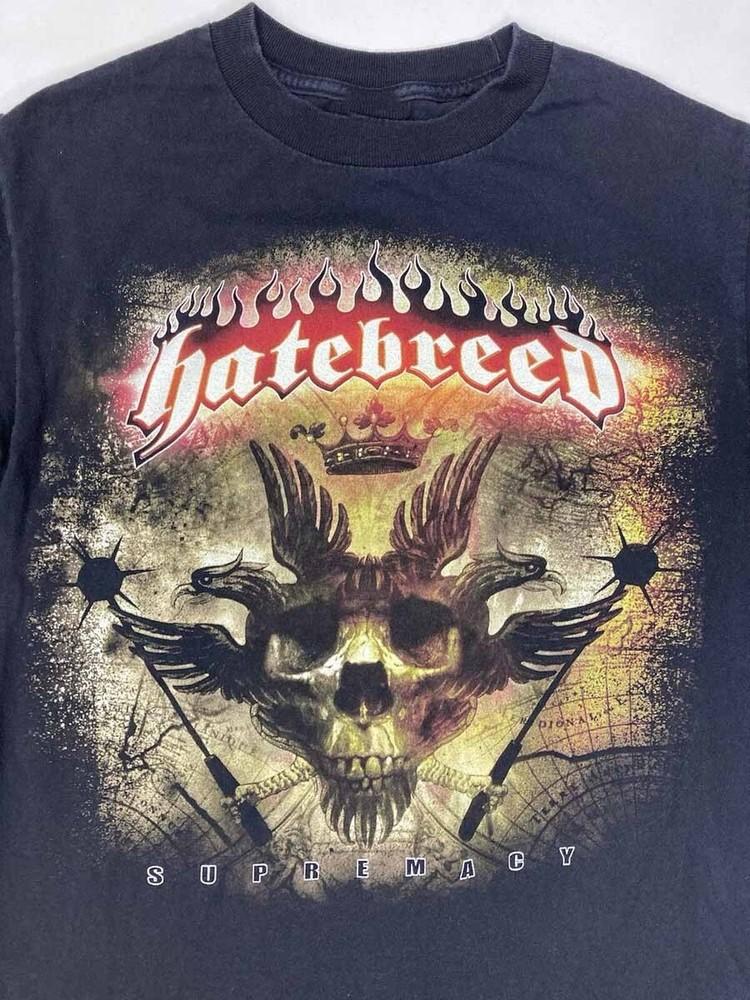 Футболка Supremacy Hatebreed с коротким рукавом, черная, унисекс, размеры S-5XL, EM0649 XXXL