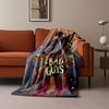 Anthropomorphic Animals In Stylish Outfits with Action and Crime Themes. for All Seasons Blanket Lunch Break Throw Gift