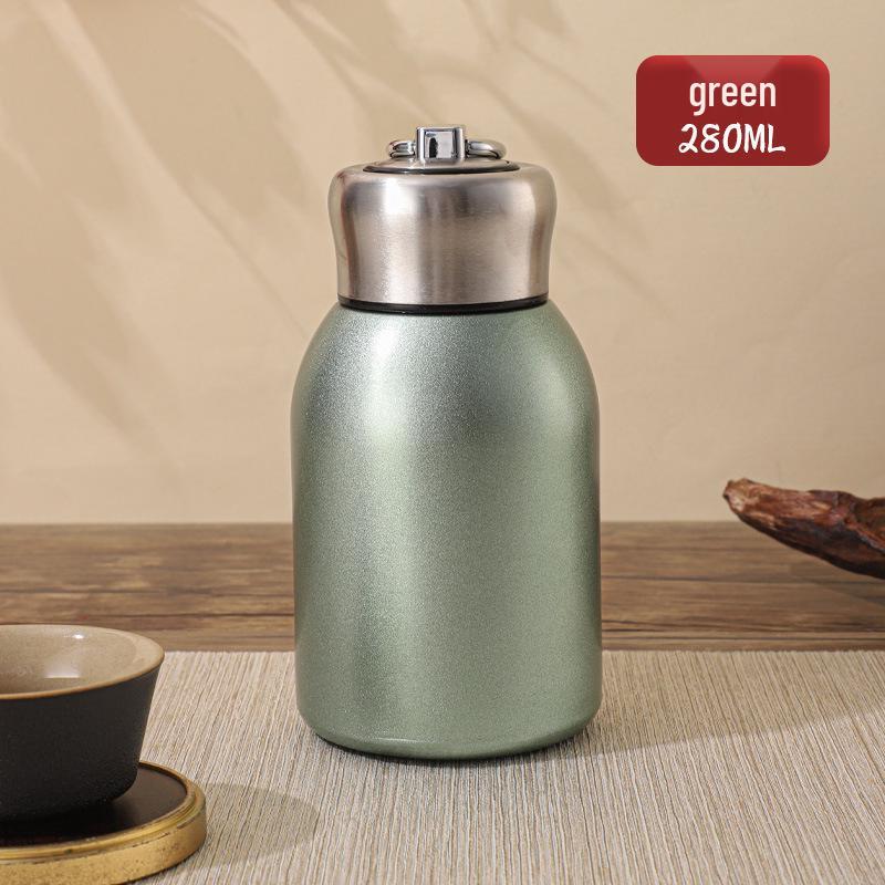 Compact Trendy Insulated Cup with Pull Ring - Convenient, Pocket-Friendly, and Stylish for Students On-the-Go