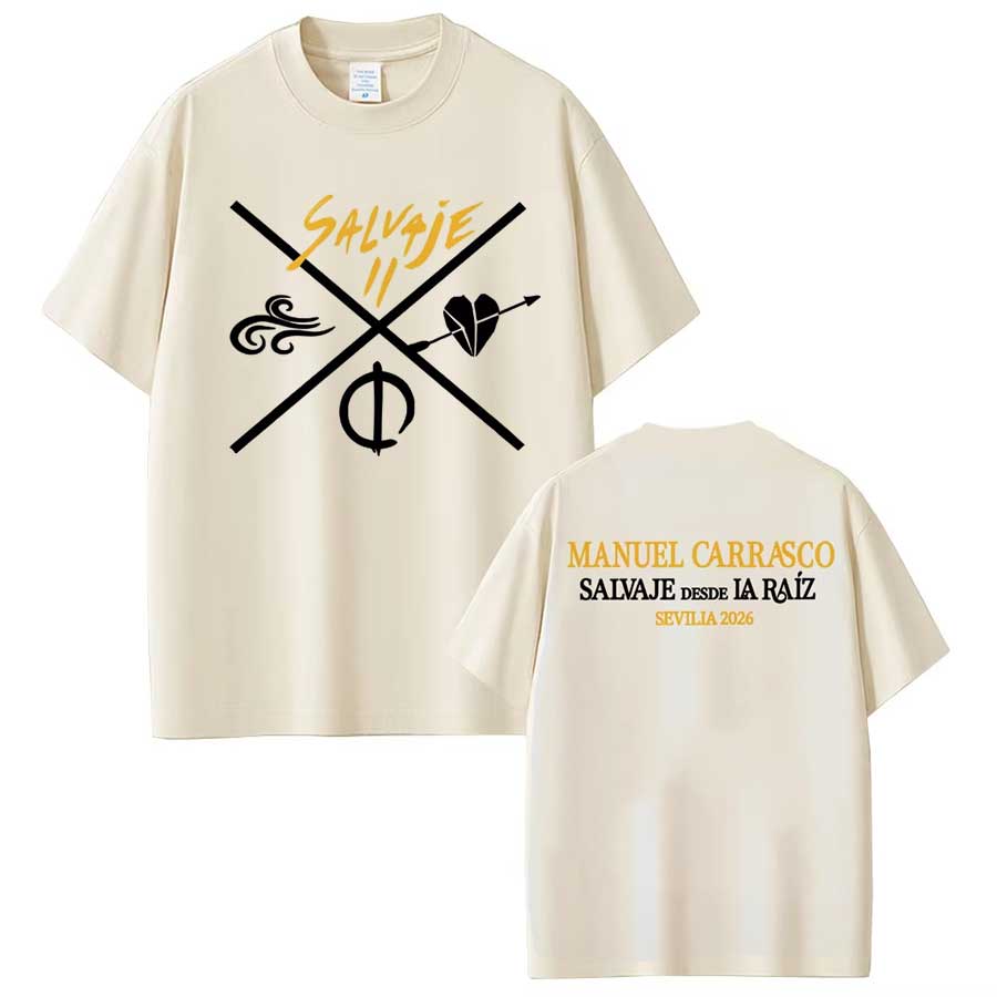 Unisexuel Carrasco Wild From The Root T shirt for Unisex Women Hiphop Streetwear Oversized Tops 100 Cotton TShirt MCO1