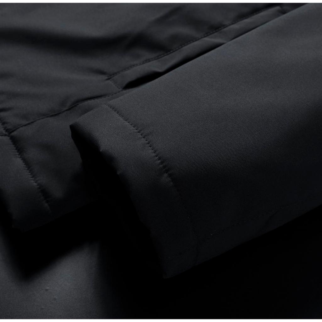 WTEMPO Men Winter Casual Classic Warm Thick Fleece Parkas Jackets Men Autumn Fashion Pockets Windproof Large Size Parka