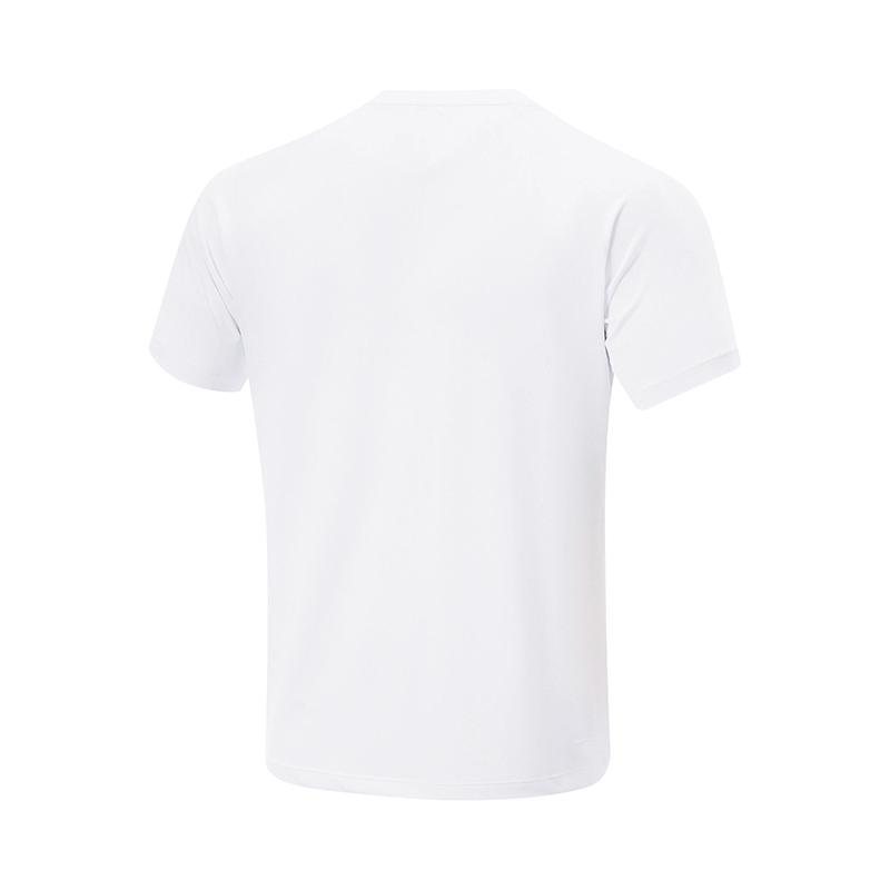 Li Ning T Shirts Unisex White Crew Neck AHSVE61-2