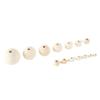 Natural Wooden Beads Dia 6mm-30mm Eco-Friendly Wood Loose Spacer Beads for Jewelry Findings Making Accessories DIY