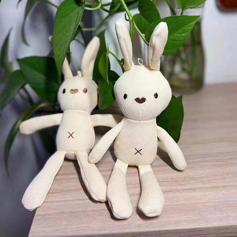 Adorable Corn Rabbit Plush Toy With Soft Short Plush And Pp Cotton Filling 20cm