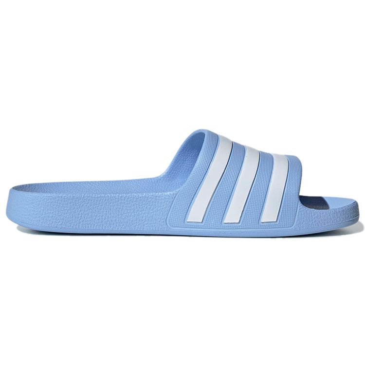 Adidas Adilette Aqua Slides Rubber Sole Non-Slip Slide Sandals Women Slides Blue White EE7346