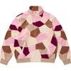 Supreme Patchwork Velour Træningsjakke Brun